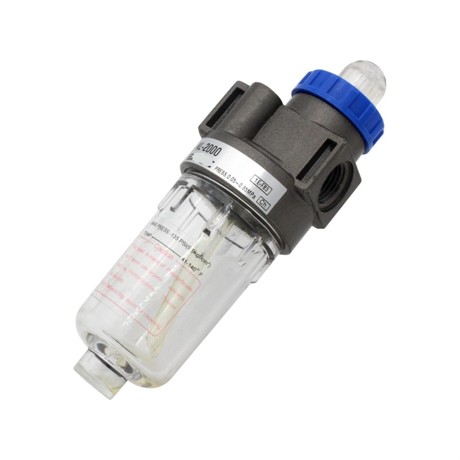 AL2000 1/4 pouce séparateur d'huile et d'eau source d'air lubrificateur pneumatique processeur de source de gaz lubrificateur d'huile 1 pièces(PM20 SM20)
