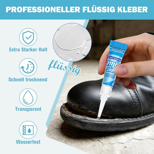 Sekundenkleber Extra Stark Flüssig – 18 × 3 g Super kleber Wasserfest, Schnell & Transparent – für Alles Holz, Keramik, Metall, Glas… – Ansicht 2