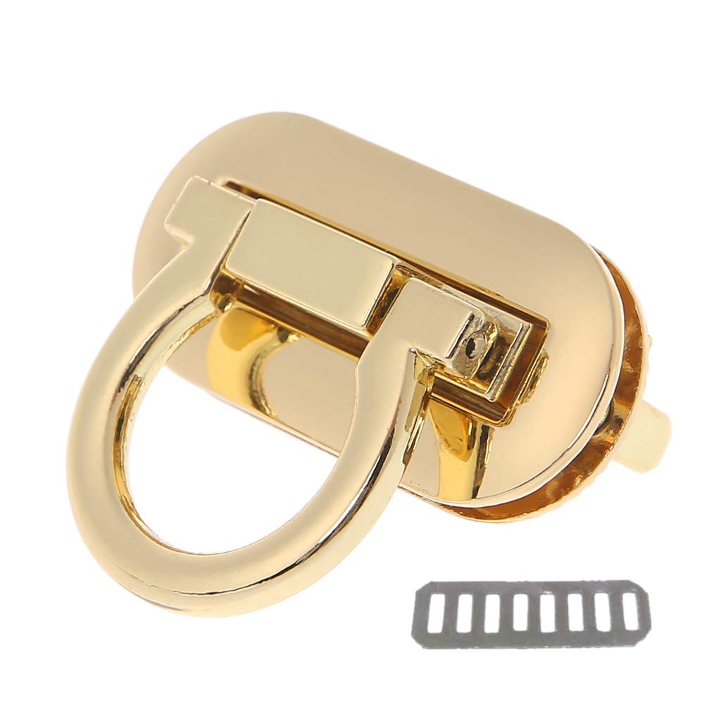 ordinarYone Metal Clasp Turn Twist Locks for Handbag Craft Bag Purse Hardware