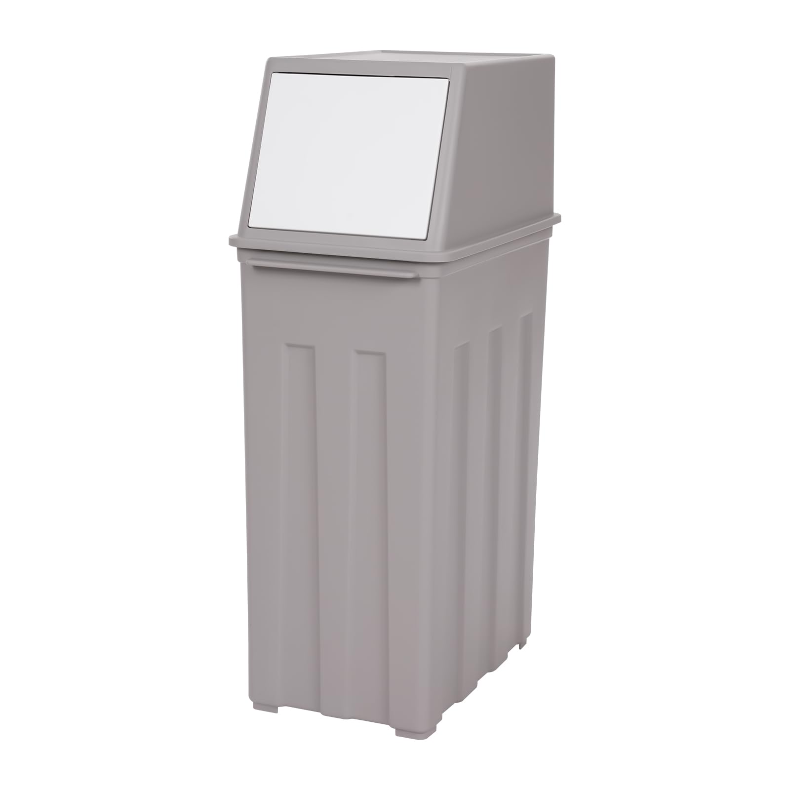 Amazon.com: KUMOYOU 8 Gallon Trash Can with Hinged Flap Cover