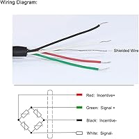 Vista 6 de Sensor de par estático ATO 2Nm, brida a unidad cuadrada, sensor de par de reacción, señal de salida 0-20mV