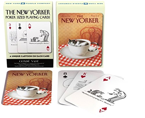 New York Puzzle Company Cat Cartoon Playing Cards miniatura 2