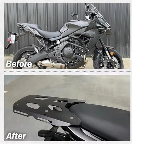 Support de bagages Versys 650 structure renforcée argent Premium 2015-2024