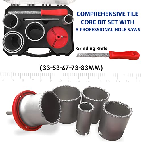SagaSave Set de 8 sierras de corona para metal y madera miniatura 2