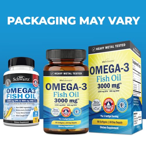 BioSchwartz Triple Strength Omega 3 Fish Oil