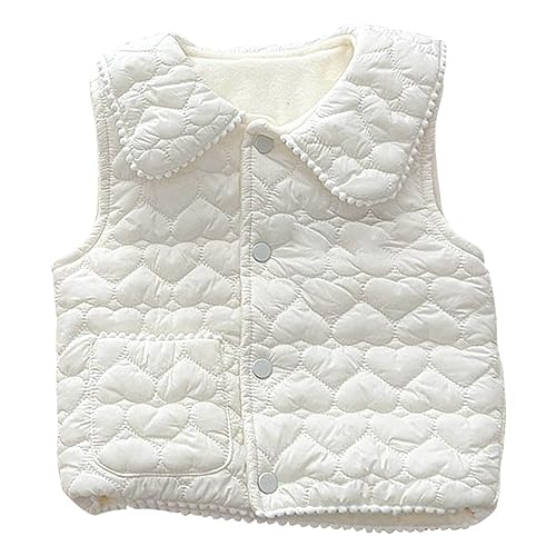 Casual Warm Jacket Coat for Kids Toddler Winter Jacket Boys Girls Winter Cute Hoodie Solid Vest Jacket With Pockets