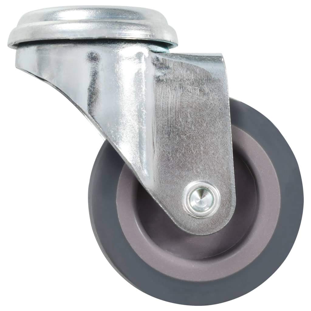 vidaXL 32x Ruedas Giratorias con Agujero Pasador Diámetro 50mm Material Brico Muebles Bancos Trabajo Carritos Estanterías Resistencia Golpes Suaves