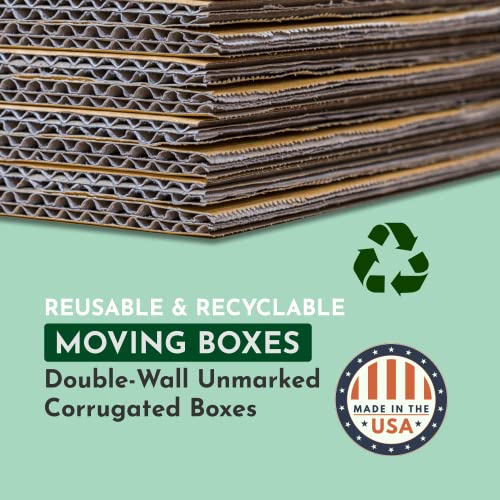 Box Usa Boxes Fast Small Business Packaging, Shipping Box 18'L X 18'W X 18'H, 10 Bulk | Cardboard, Gift, Storage, Large, Double Wall Corrugated Boxes 18X18X18 #TOP1
