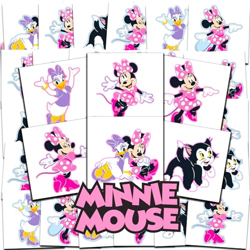 Minnie Mouse Tattoos Party Favors Bundle - 72 Pc Individual Tattoos image 4