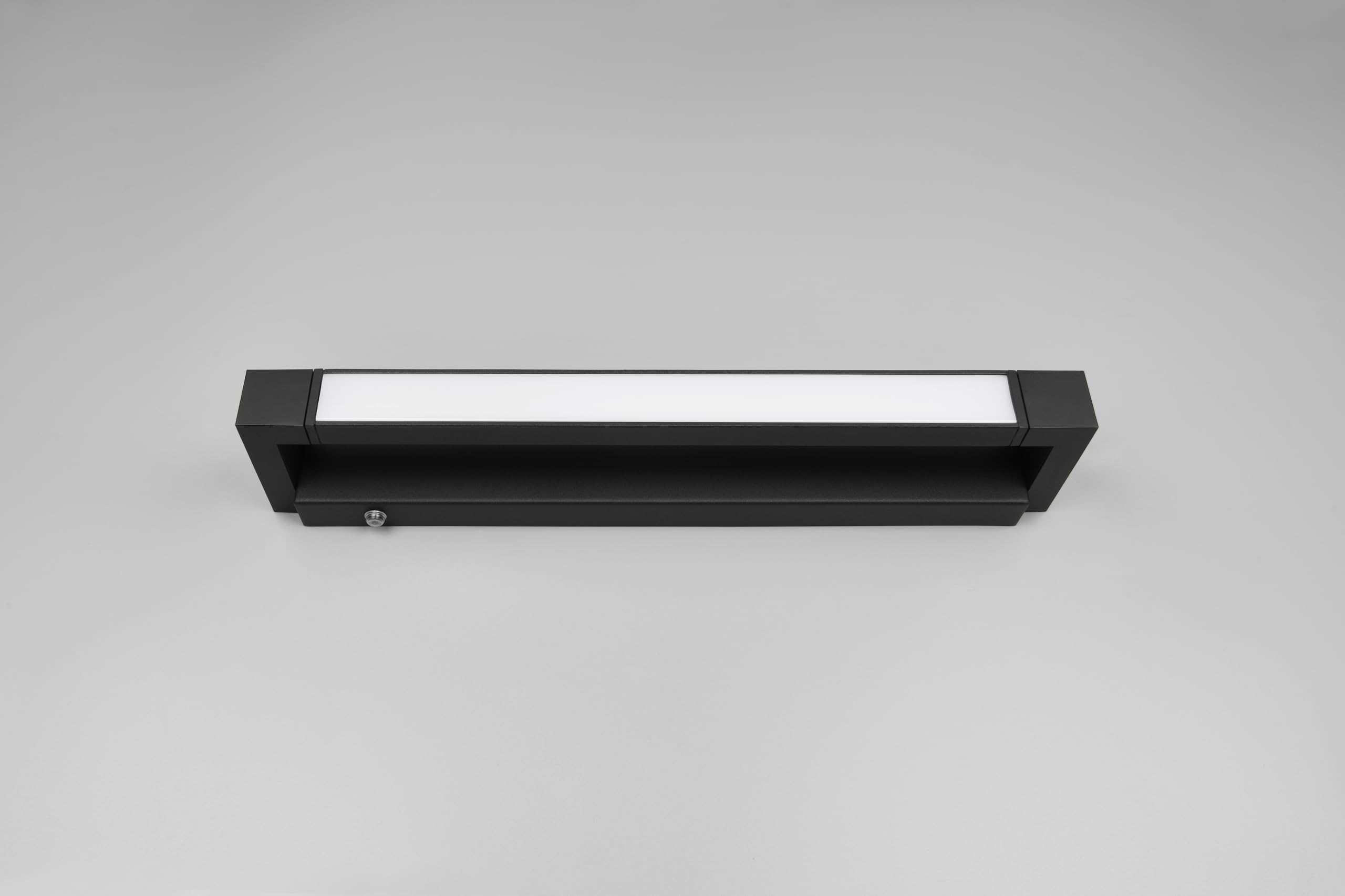 Trio Leuchten FABRIZIO LED Applique de salle de bain 9W Aluminium Noir mat Dimmable Couleur réglable