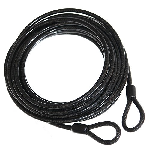 (1,50€/m) 1 Stahlseil 10m mit 2 Schlaufen 8mm Sicherungsseil...