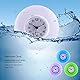 Atyhao Mini Duschuhr wasserdichte Wanduhr Saugnapf Badezimmeruhr Sauguhr für Dusche Waschraum Küche(Weiß)