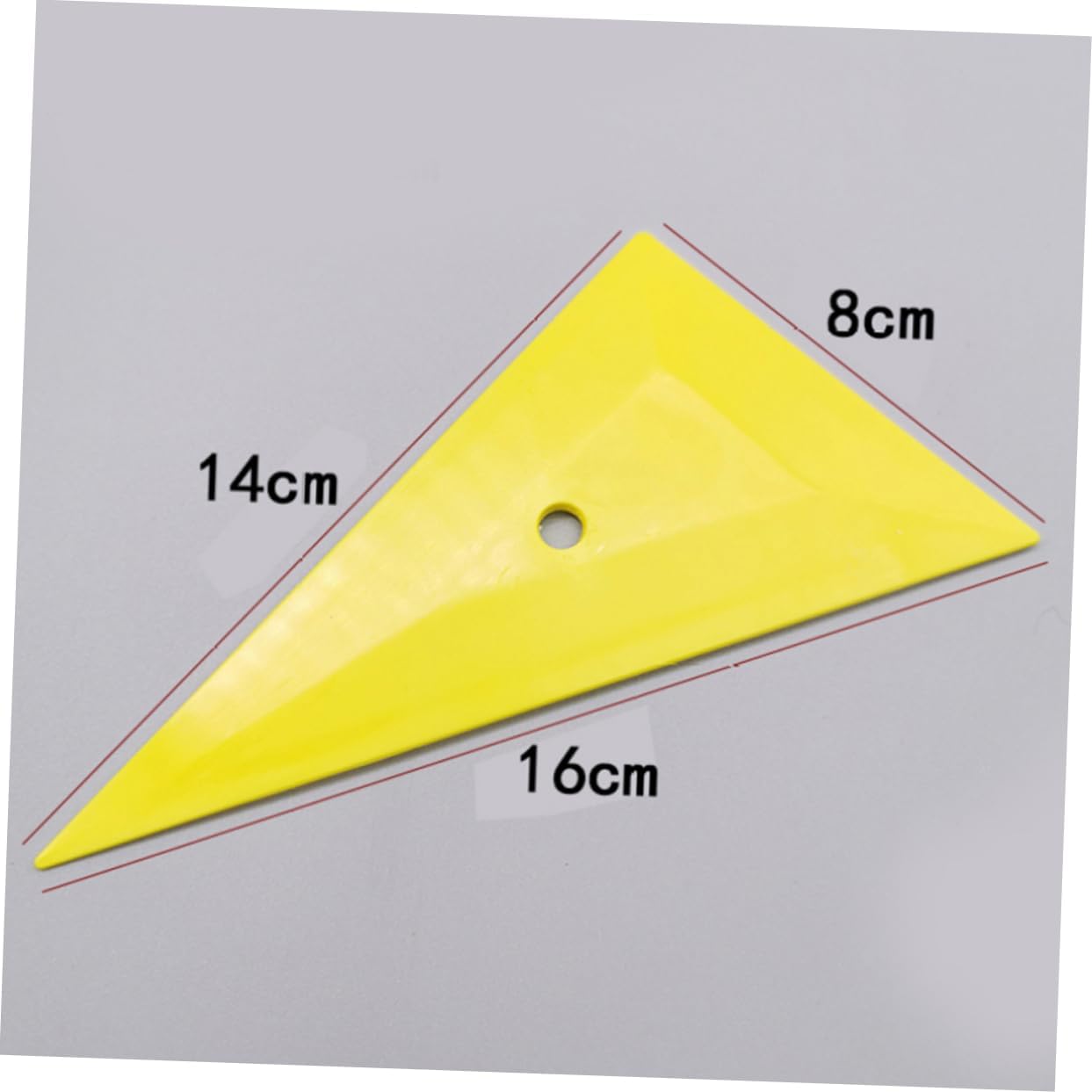 POPETPOP Auto Foil Scraper Yellow Plastic Scrapers for Car Window Film Application Non Damaging Squeegees for
