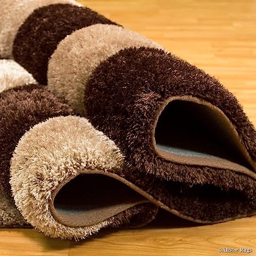 Image of Modern Quality Carpet /Trending Design Hand Woven Fluffy Rug /Mats for Bedroom /Dinning Hall /Living Room 2-inch Thick [Size 12x15 feet]