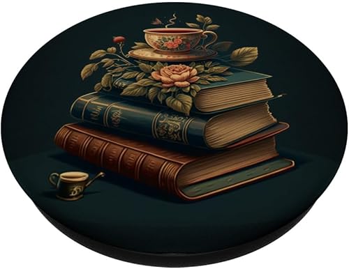Miniatura 2 de amante de los libros biblioteca de lectura linda lectura PopSockets intercambiable PopGrip