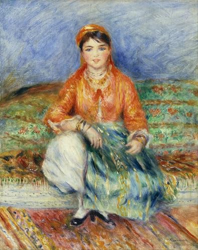 Toile Renoir Fille algérienne pour remplacer un mur blanc sans âme