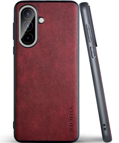 Housse Samsung Galaxy A57 AIORIA anti-rayures étui rouge robuste