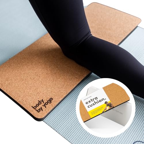 Image of Premium Yoga Knee Pad Cushion - Extra Thick Support for Knees, Elbows & Headstands | All the Comfort of an Extra Thick Yoga Mat with the Stability You Need for Standing Poses | Reversible Non-Slip Grip | Ideal for Yoga & Pilates Knee Pads