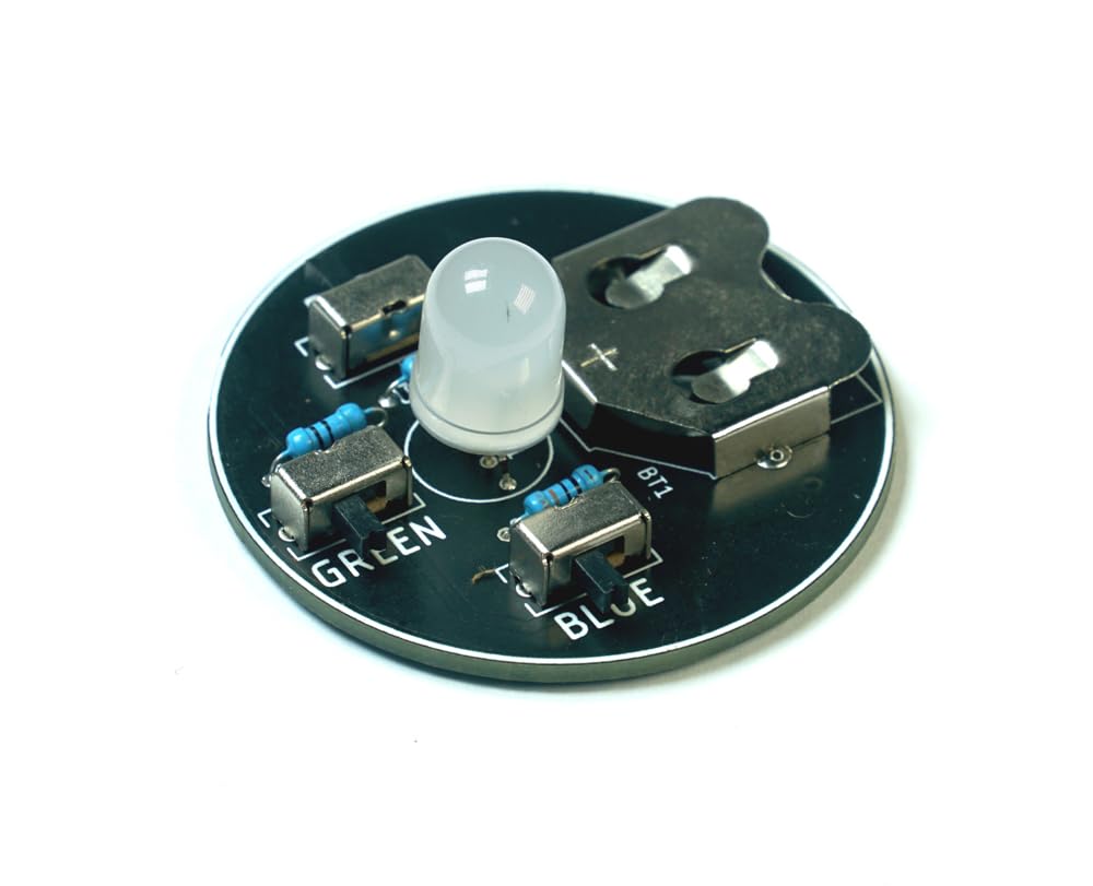 APTINEX Color Wiz RGB LED Soldering Kit by How to Solder Kits | DIY Color Mixing Project | Ideal for STEM Classes & Science Projects | Experiment with Light and Color Combinations