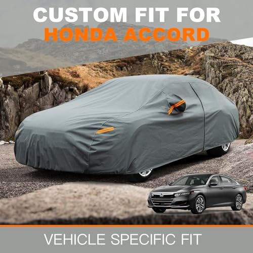 Image of Kayme Heavy Duty Car Cover Custom Fit Subaru Legacy (2006-2025) Waterproof All Weather for Automobiles, Full Exterior Covers Sun Rain UV Protection.（Deliver About 3-10 Days）