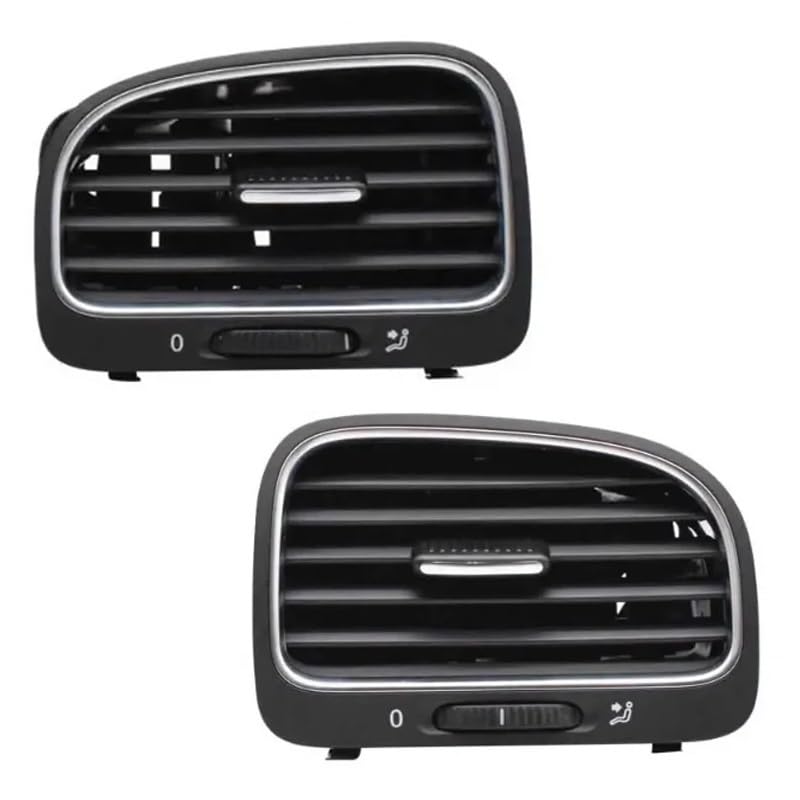 Grille d'aération centrale de tableau de bord avant noir OEM pour Golf 6 MK6