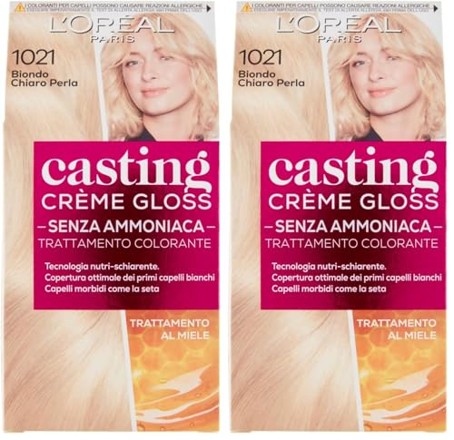 Casting Crème Gloss 1021 L'Oréal Paris couleur blonde lumineuse pour vos reflets d'été