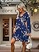 MixShe Summer Dresses for Women 2025 Wedding Guest Anthropologie Dress Fall Fashion Italian Outfits Elegant Classy Homecoming Clothing Plus Size Beach Vacation Clothes A Navy Floral Large