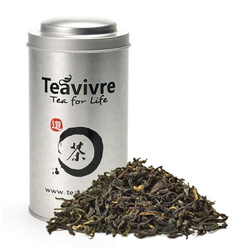 Teavivre® Organic Lapsang Souchong Smoky Black Tea Loose Leaf Chinese Tea – 3.5oz / 100g Tin