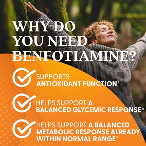 Doctor's Best Benfotiamine 300mg Capsules