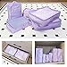Packing cubes for Travel Luggage Organizer Bags 6 Set Packing Cubes for Suitcases Travel Essentials for Carry on Mesh Suitcase Organizer with Shoe Bag (purple)