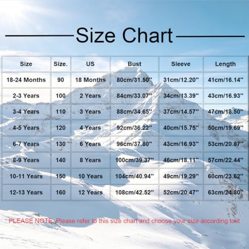 Luuegef Ropa para Niña De 2 Años Baby Puffer Jacket Toddler Fleece Lined Jacket Girl Winter Hooded Warm Cute Puffer Coat Casual Ropa para Niña De 8 Años Back to School Outfits 8 Years - image 5