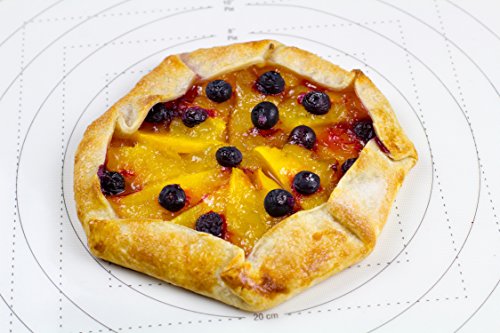 Baking Mat, Round, Large Size, 17 3/4, Yellow #TOP6