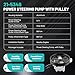 Farrme 21-5349 Power Steering Pump Fit for Honda Accord 2003-2007, for Acura MDX 2003-2006 V6 3.0L 3.5L Automotive Replacement Power Steering Pumps with Pulley 56110-RCA-A01, 56110-RDJ-A01