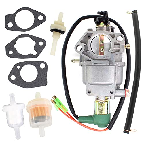 USPEEDA Carburetor Carb Kit for EM3500S Generator with Gaskets ï¼† Fuel Hose