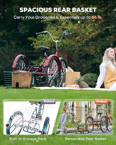 Image of VIRIBUS Folding Tricycle for Adults