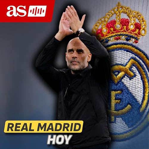 Pep Guardiola celebra en rueda de prensa la victoria ante el Real Madrid en Champions League