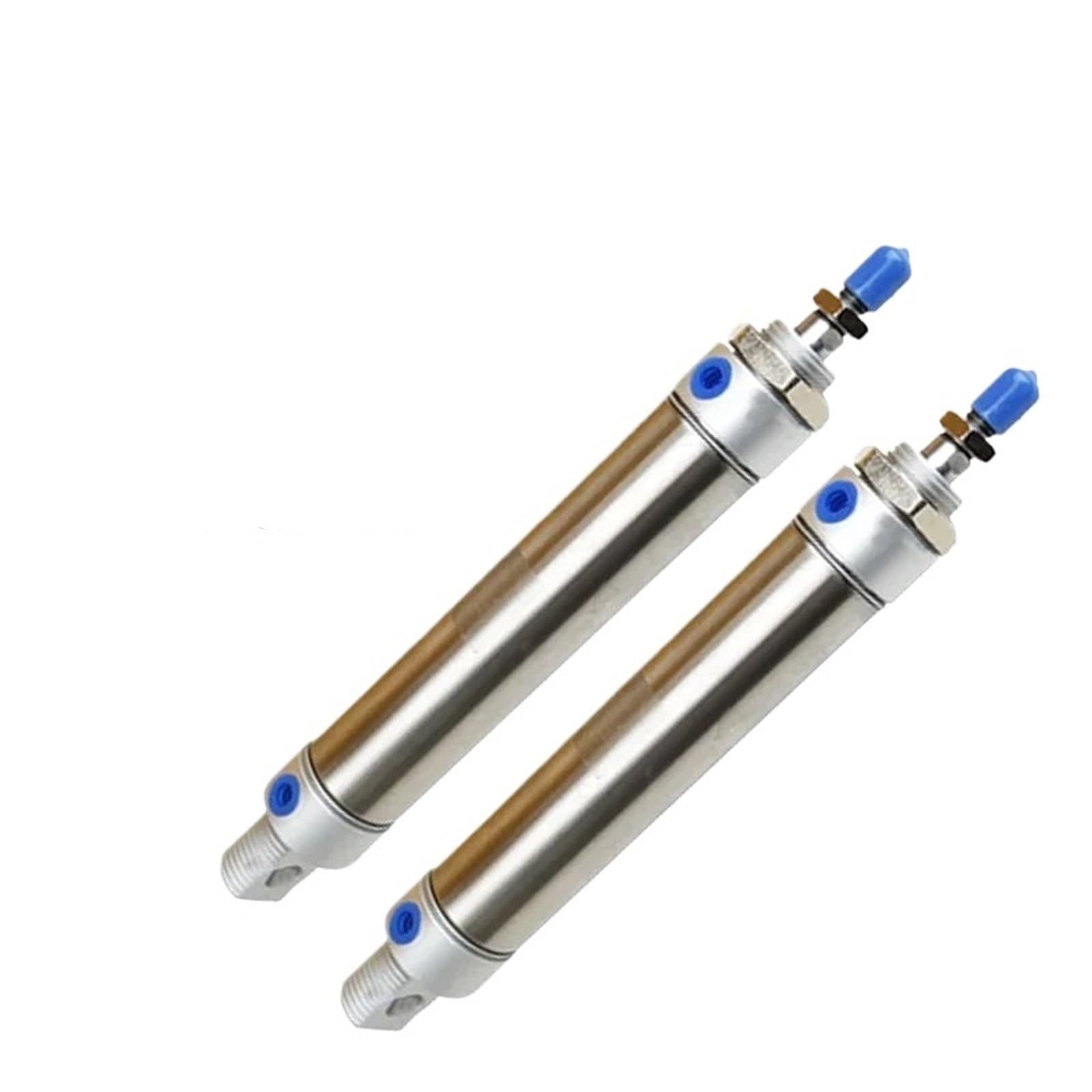 MA25 Pneumatikzylinder Bohrung 25 mm, Hub 25-500 mm, kleiner Kolben aus Edelstahl, Mini-Zylinder mit Doppelwirkung (MA25x75-CA-S)