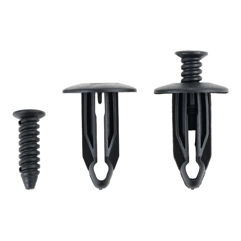 GLBMLMTHZP 120Pcs Bumper Retainer Clips With Fastener Remover Fit For Jeep Wrangler Chrysler Dodge Ram Plastic Rivets 6506007AA 6503598 6502625