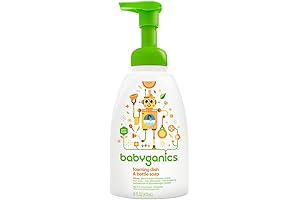 natural babyganics bottle and dish soap