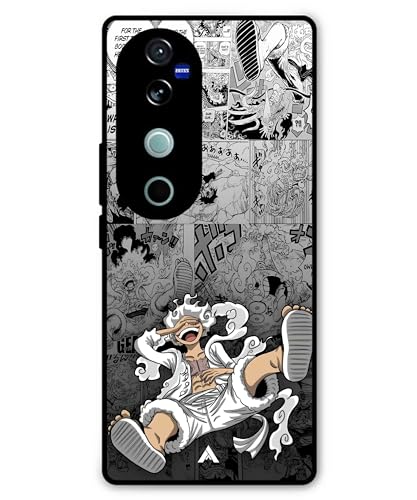 Image of Premium Anime 2 Case for Vivo T3 Ultra (Glossy Finish) Soft-Touch Metal TPU Back Cover, Shockproof, Designer, Aesthetic Mobile Phone Case