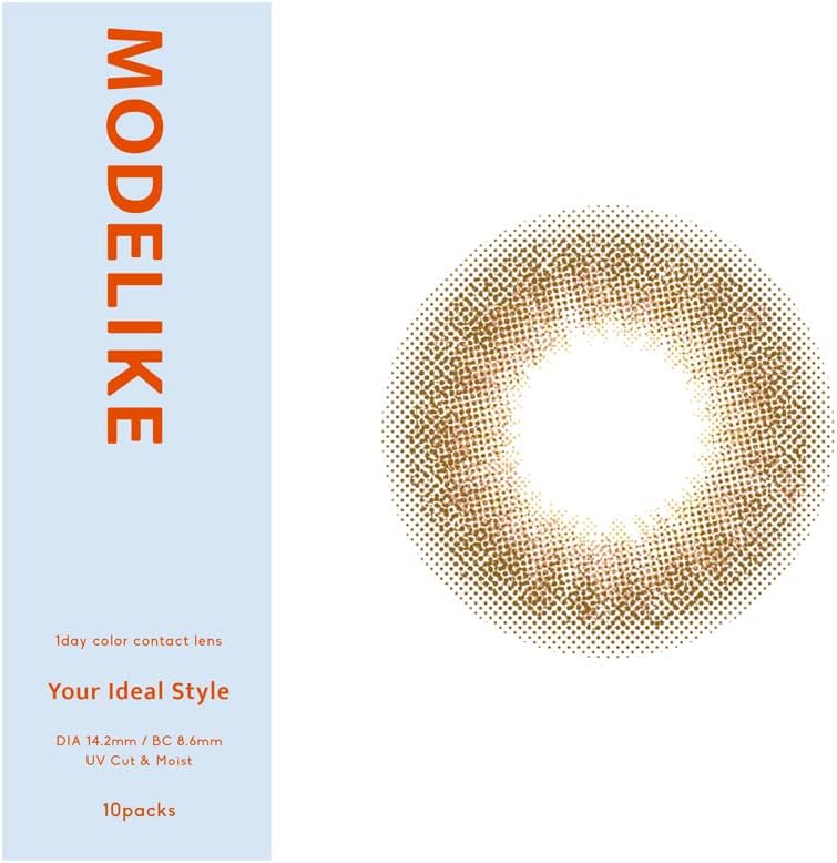 504円 最新デザインの カラコン モデライク Modelike ワンデー マロンブラウン 10枚入 Viviスタッフ使用感レビュー Pwr 3 25