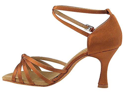 Very Fine Women's Ballroom Dance Shoes Tango Wedding Salsa Shoes Sera6005EB Comfortable Dance Shoes 3"[Bundle of 5]4