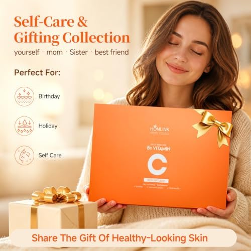 Vitamin C Niacinamide Skincare Set, Daily Facial Care Routine with 6-Piece - 2