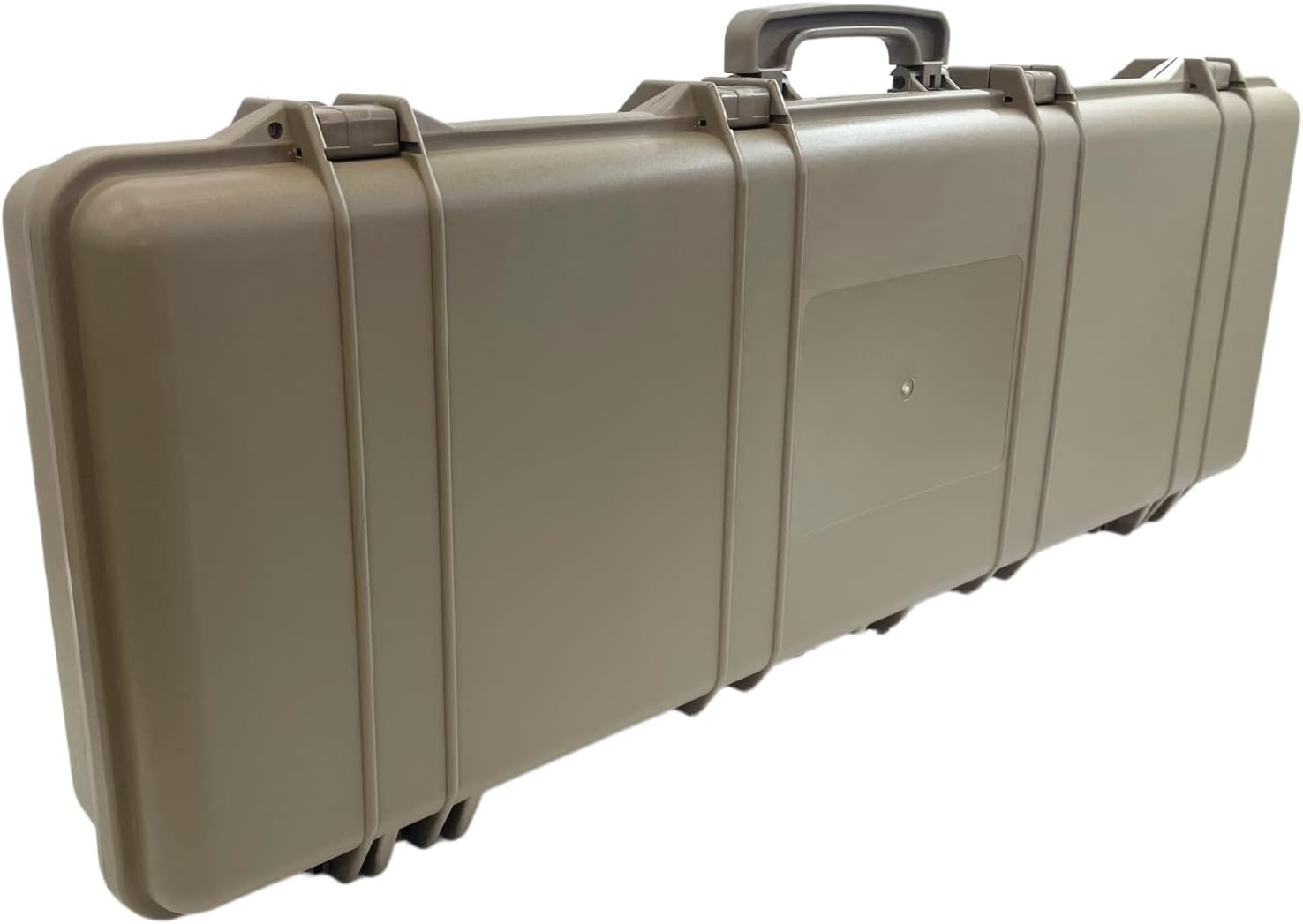 SRC Airsoft Rifle Gun Foam Padded Plastic Carrying Gun Case Tan 105cm 41 Inches Large