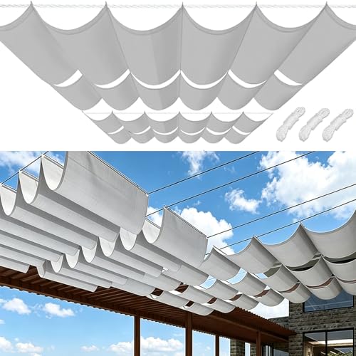 Voiles d'ombrage anti-UV avec oeillets toile imperméable rétractable