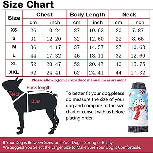 Pull de Noël pour chien ABRRLO vêtement chaud pour petit chiot - 3