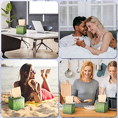 Sabary 12 Boxes Bamboo Facial Tissues Square Tissues Cube Box Travel Tissue Box With 50 Counts Bulk Soft Facial Tissues Pocket Tissues Car Tissue Holder For Car Toilet Household (Bamboo) #TOP5