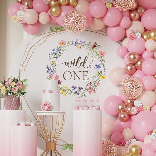 Wild One Birthday Decorations Girl - Floral 1st Birthday Decorati...