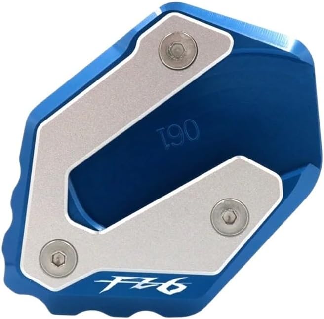 Motorcycle Foot Plate Pad for Y&AMAHA FZ6 FAZER FZ6R FZ6-S2 2004-2009 2008 Motorcycle CNC Kickstand Foot Side Stand Extension Pad Support Plate Enlarge