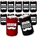 Your Dream Party Shop Groom and Grooms Squad Bachelor Party Can Coolers, Set of 12 Beer Can Coolies, Perfect Bachelor Party Decorations and as Grooms Men Gifts (Red)